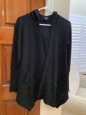 Splendid open front waffle cardigan